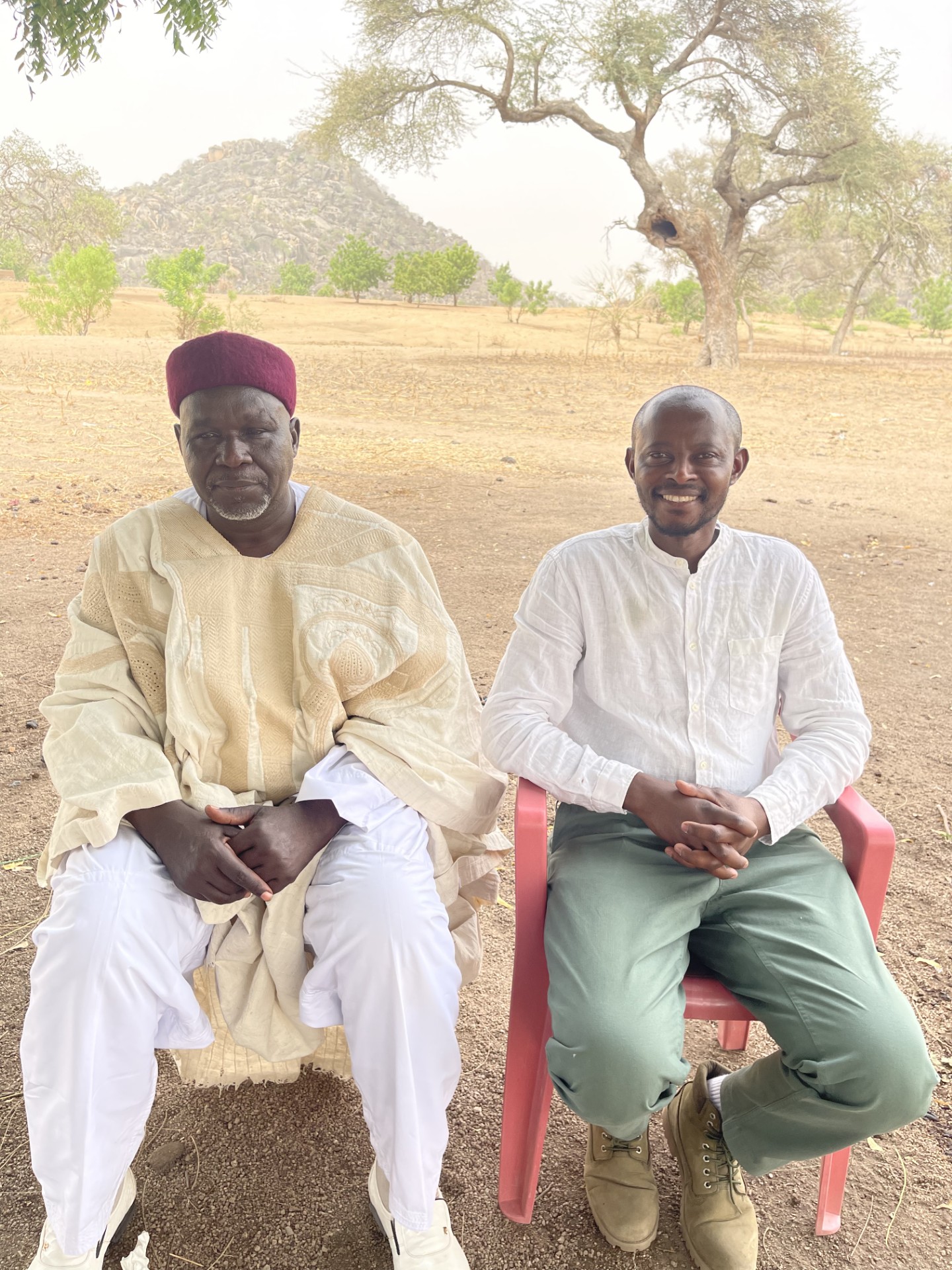 Sa Majesté Abdoulaye Galdima, chef de Loulou
