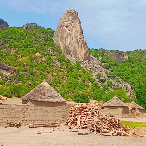 Vue de Loulou, Cameroun en mai 2022